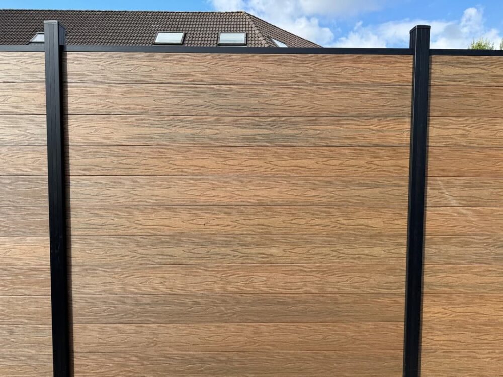 Teak houtnerf vooraanzicht